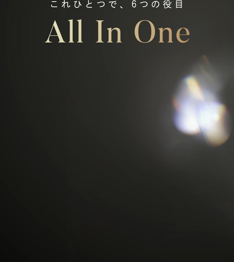 これひとつで、6つの役目All In One