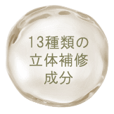 13種類の立体補修成分