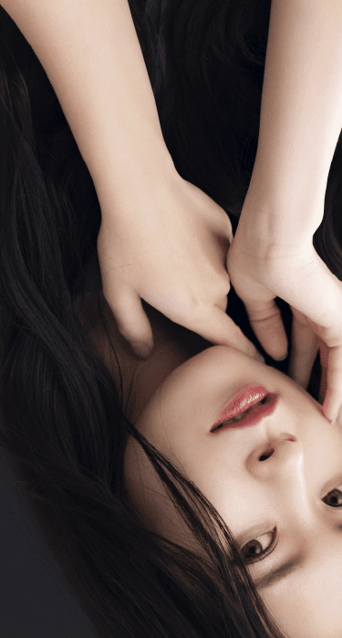 ロングヘアーの女性